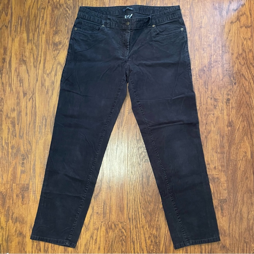 Lands End Black Corduroys